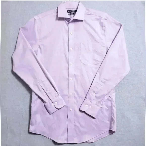 LAUREN Ralph Lauren Black Label Mens Button Down Shirt 17.5, 34/35 - Picture 1 of 3